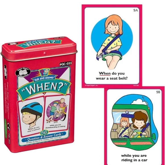 NIB Super Duper Publications "WH" Question Collection 5 Sets of Cards,Ed Resorce - Picture 6 of 12